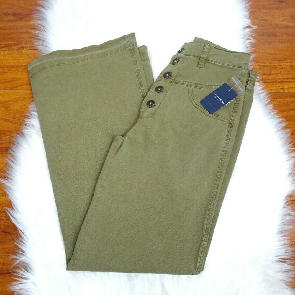 NWT Lucky Brand Utility Pants Jeans Wide Leg 24 - Picture 4 of 12